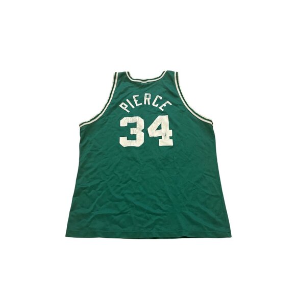 Vintage 90's Champion Boston Celtics Paul Pierce #34 NBA Green Jersey Men's 48 - Picture 2 of 8